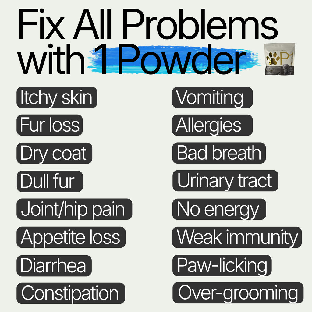 50-in-1 super supplement powder — for Cats & Dogs